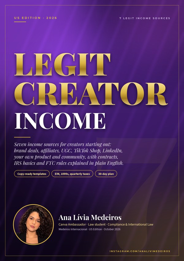 Legit Creator Income guide cover